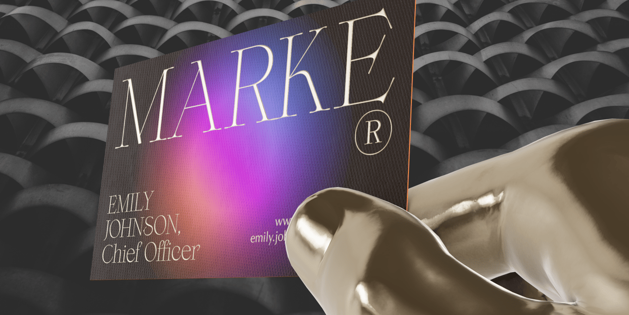 Business Card 3D mockup. Create presentations using Online Mockup Generator.