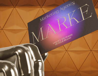 Business Card 3D mockup. Create presentations using Online Mockup Generator.