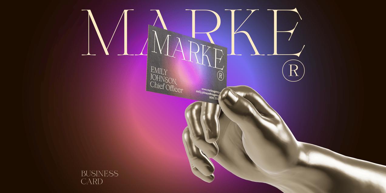 ProVisual — Business Card Mockup 3D mockup