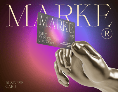 ProVisual — Business Card Mockup 3D mockup