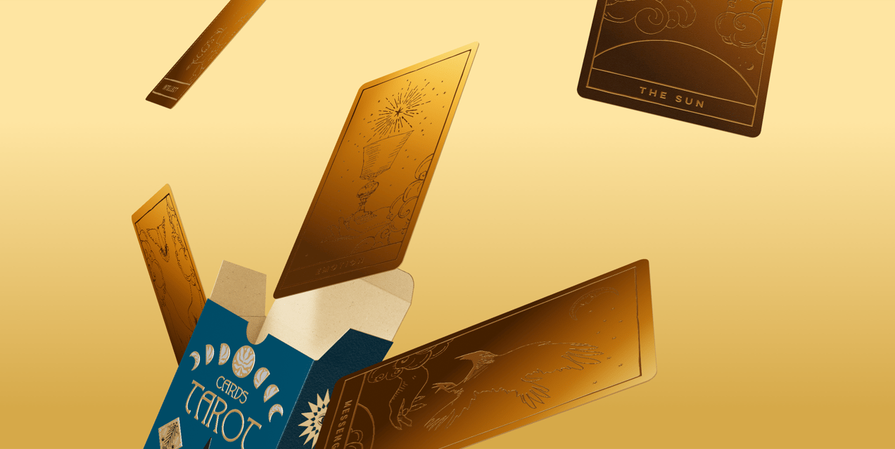 Playing Cards 3D mockup. Create presentations using Free Online Mockup Generator.