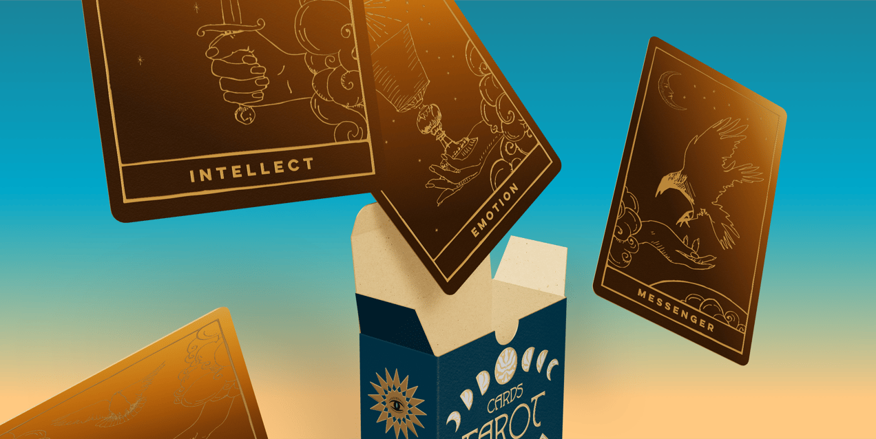 Playing Cards 3D mockup. Create presentations using Free Online Mockup Generator.