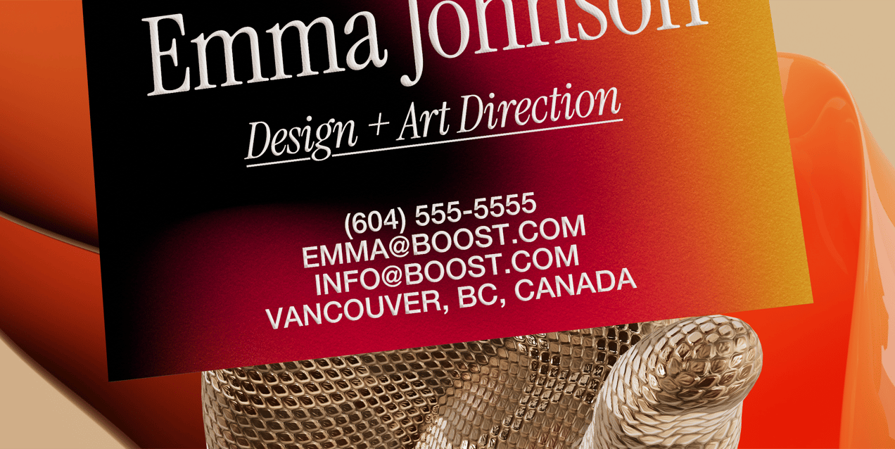 Free Business Card 3D mockup. Create presentations using Online Mockup Generator.