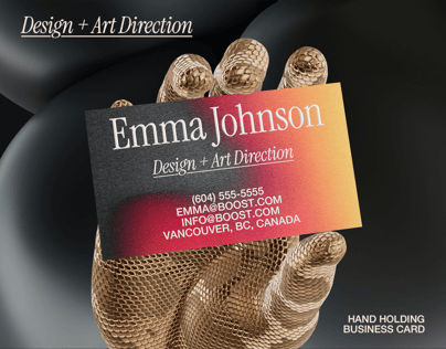 ProVisual — Business Card Mockup 3D mockup