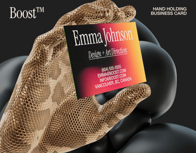 Free Business Card 3D mockup. Create presentations using Online Mockup Generator.