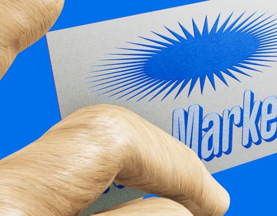 Business Card 3D mockup. Create presentations using Online Mockup Generator.
