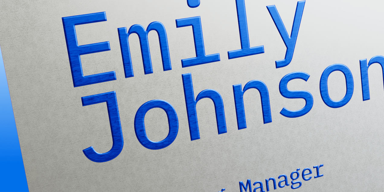 Business Card 3D mockup. Create presentations using Online Mockup Generator.