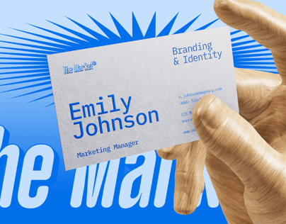 Business Card 3D mockup. Create presentations using Online Mockup Generator.