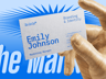 Business Card 3D mockup. Create presentations using Online Mockup Generator.