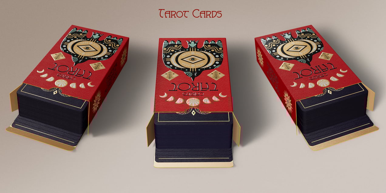 Playing Cards 3D mockup. Create presentations using Free Online Mockup Generator.