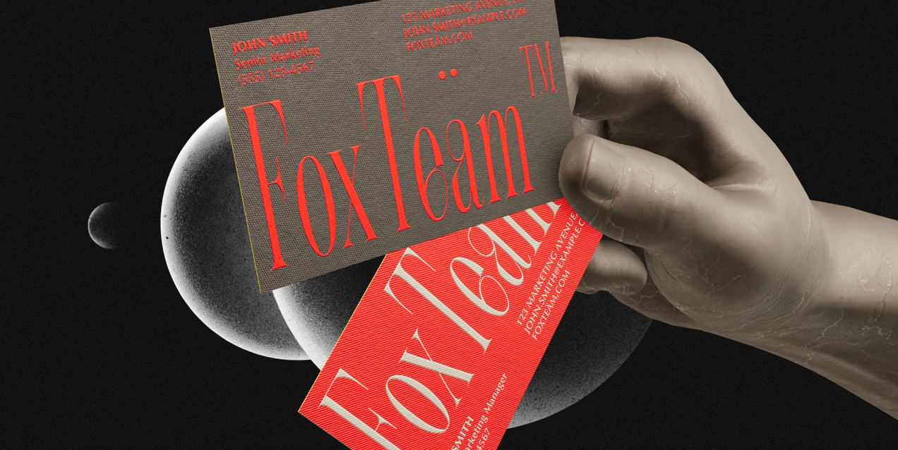 Business Card 3D mockup. Create presentations using Online Mockup Generator.