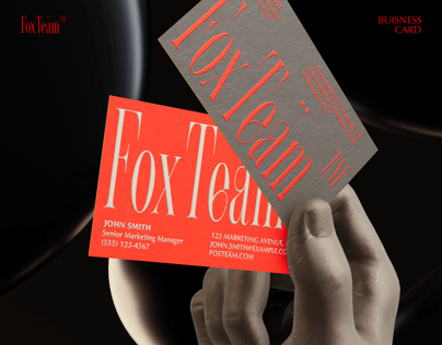 ProVisual — Business Card Mockup 3D mockup