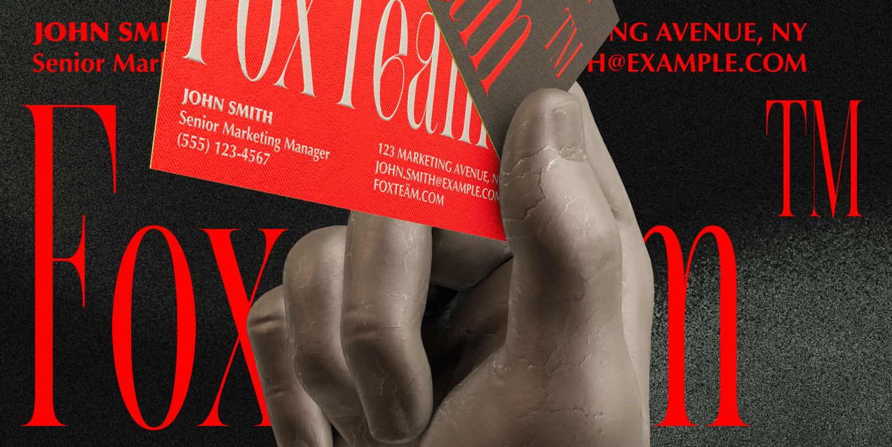 Business Card 3D mockup. Create presentations using Online Mockup Generator.
