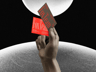 Business Card 3D mockup. Create presentations using Online Mockup Generator.