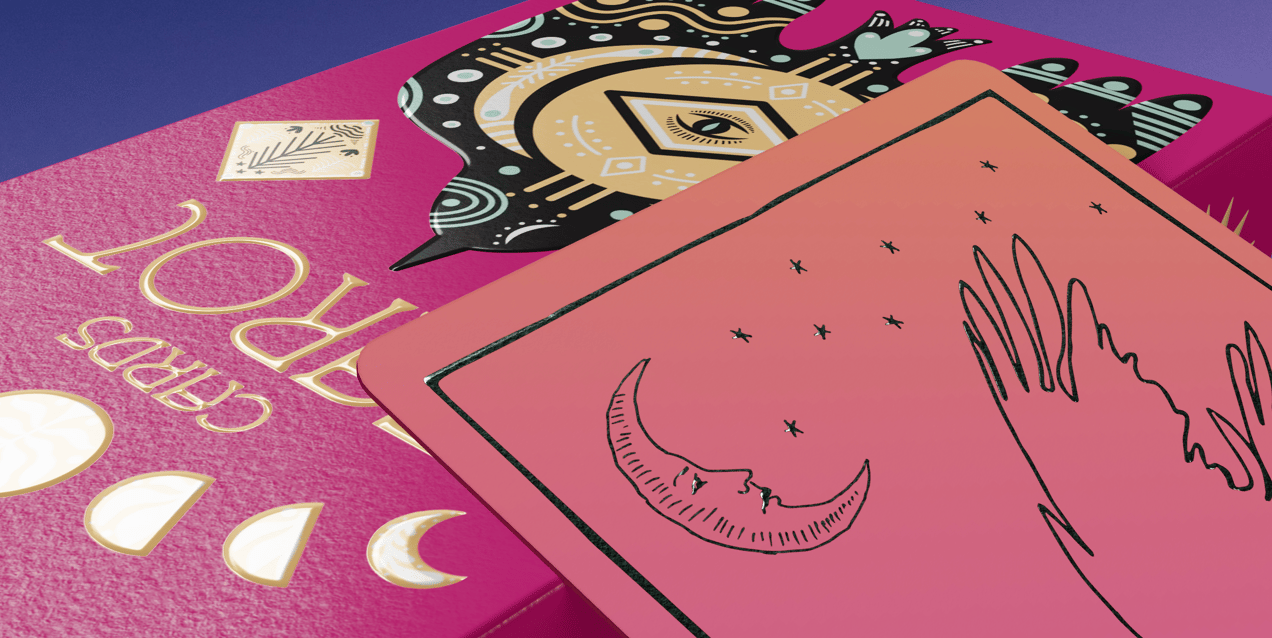 Playing Cards 3D mockup. Create presentations using Free Online Mockup Generator.