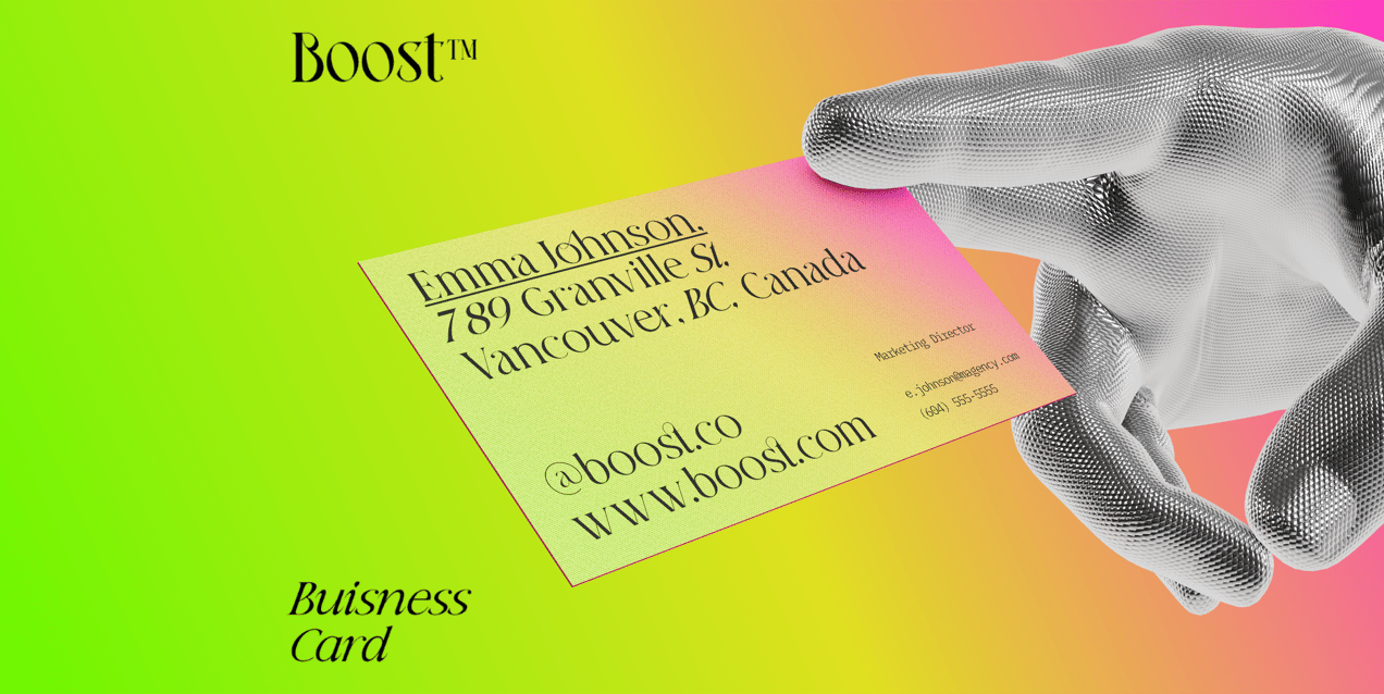 Business Card 3D mockup. Create presentations using Online Mockup Generator.