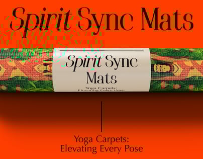 Yoga Mat 3D mockup. Create presentations using Online Mockup Generator.