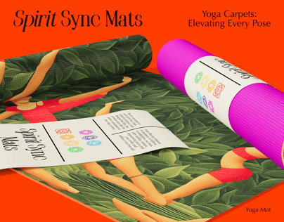 Free Yoga Mat 3D mockup. Create presentations using Online Mockup Generator.