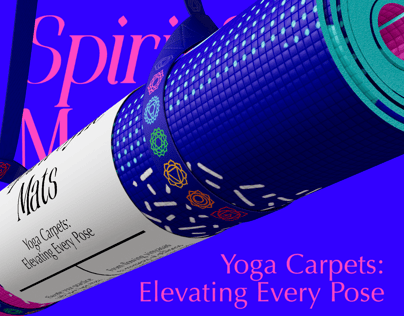 Free Yoga Mat 3D mockup. Create presentations using Online Mockup Generator.