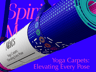 Free Yoga Mat 3D mockup. Create presentations using Online Mockup Generator.