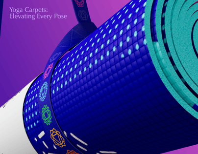 Free Yoga Mat 3D mockup. Create presentations using Online Mockup Generator.