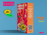 Free Box 3D mockup. Create presentations using Online Mockup Generator.