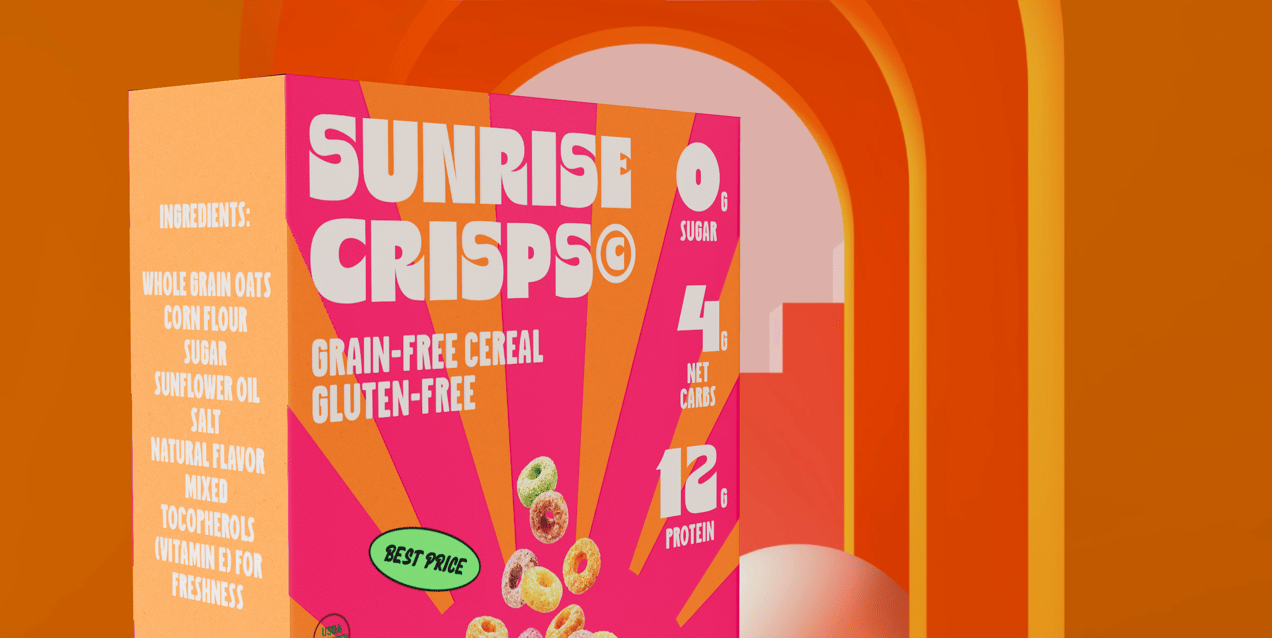 Free Box 3D mockup. Create presentations using Online Mockup Generator.