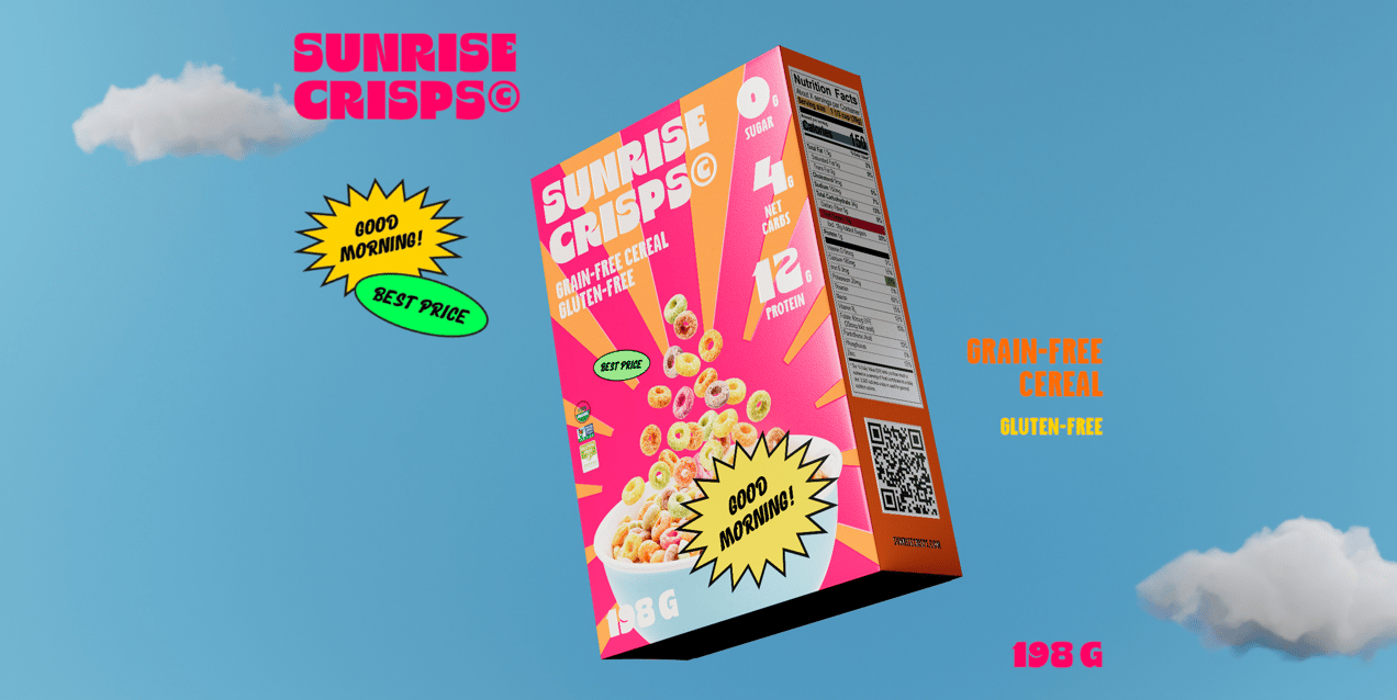 Free Box 3D mockup. Create presentations using Online Mockup Generator.