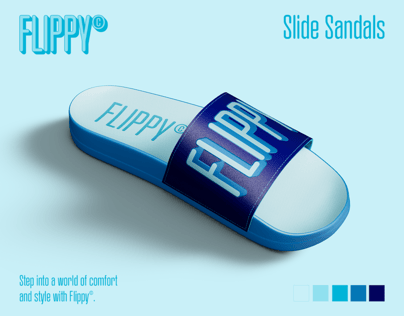 Free Flip Flop 3D mockup. Create presentations using Online Mockup Generator.