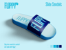 Free Flip Flop 3D mockup. Create presentations using Online Mockup Generator.