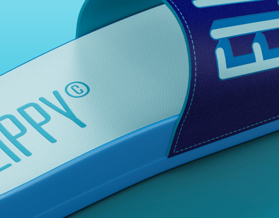 Free Flip Flop 3D mockup. Create presentations using Online Mockup Generator.