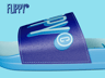 Free Flip Flop 3D mockup. Create presentations using Online Mockup Generator.