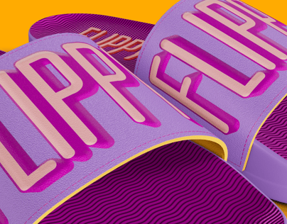 Free Flip Flop 3D mockup. Create presentations using Online Mockup Generator.