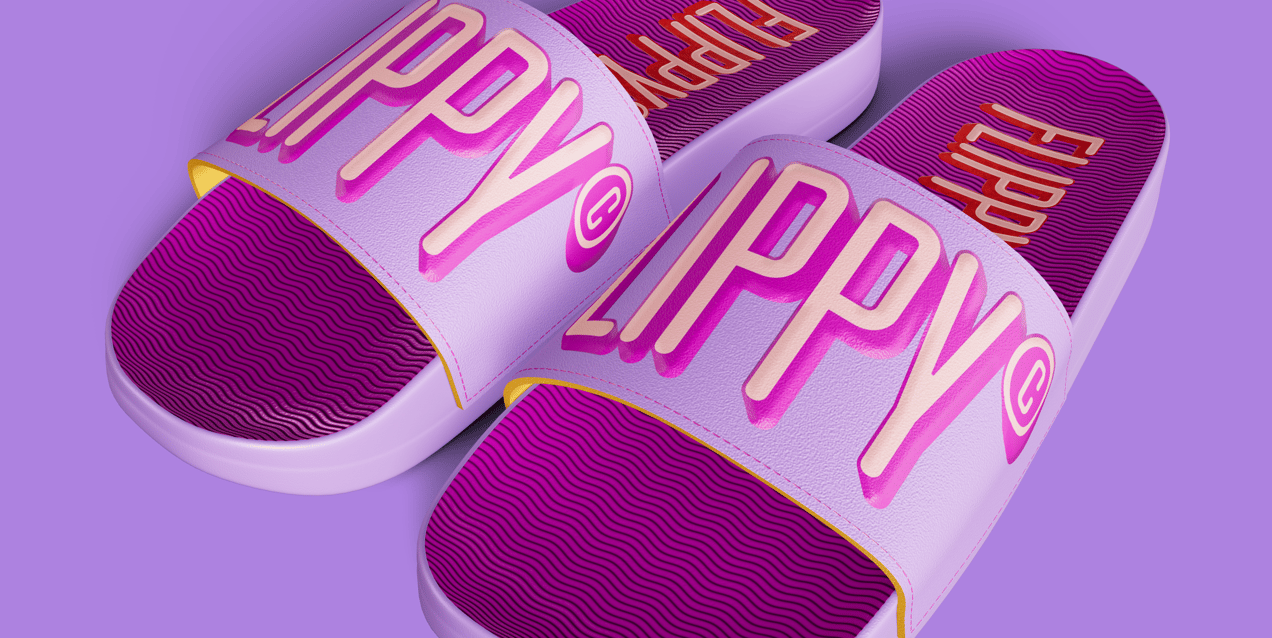 Free Flip Flop 3D mockup. Create presentations using Online Mockup Generator.