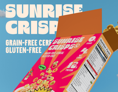 Free Cereals Box 3D mockup. Create presentations using Online Mockup Generator.