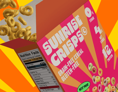 Free Cereals Box 3D mockup. Create presentations using Online Mockup Generator.