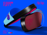 Free Flip Flop 3D mockup. Create presentations using Online Mockup Generator.