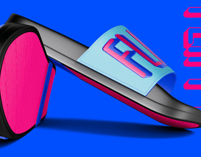 Free Flip Flop 3D mockup. Create presentations using Online Mockup Generator.