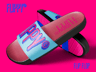 Free Flip Flop 3D mockup. Create presentations using Online Mockup Generator.