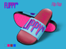 Free Flip Flop 3D mockup. Create presentations using Online Mockup Generator.