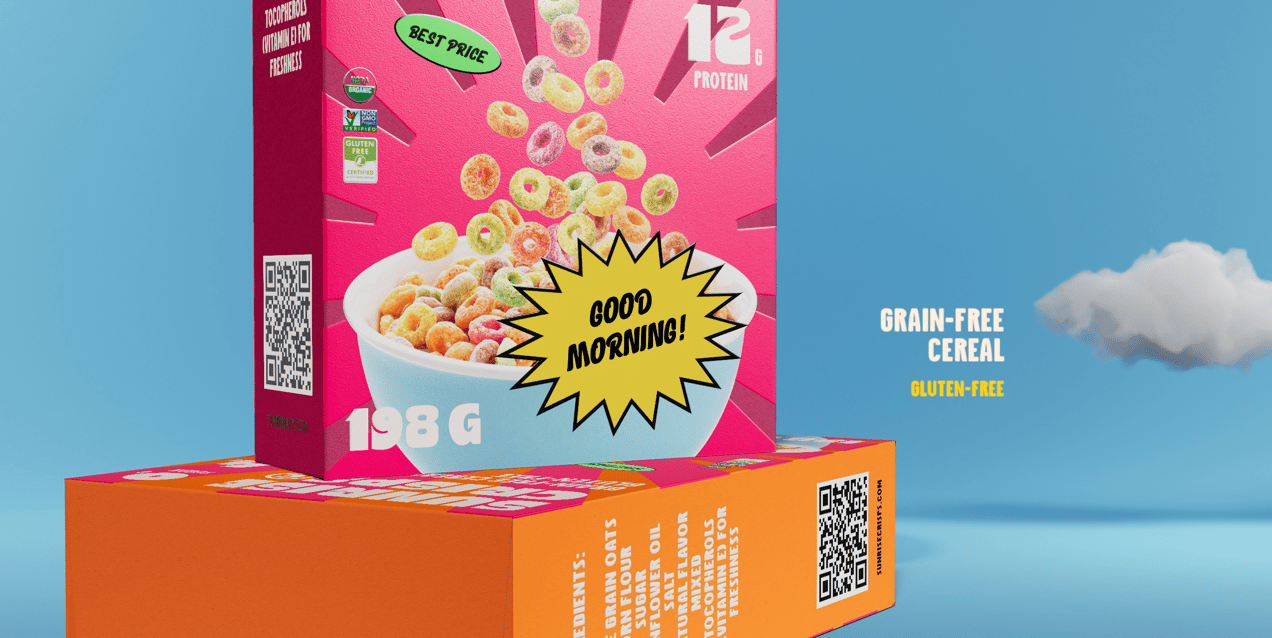 Free Box 3D mockup. Create presentations using Online Mockup Generator.