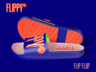 Free Flip Flop 3D mockup. Create presentations using Online Mockup Generator.