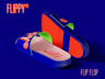 Free Flip Flop 3D mockup. Create presentations using Online Mockup Generator.