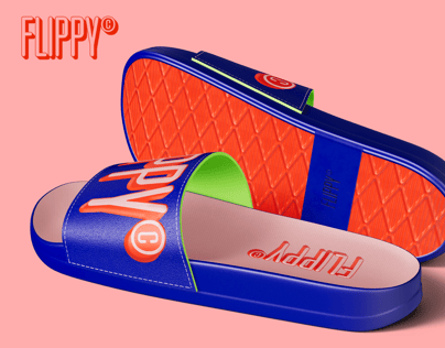 Free Flip Flop 3D mockup. Create presentations using Online Mockup Generator.