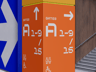 Free Interior Direction Sign 3D mockup. Create presentations using Online Mockup Generator.