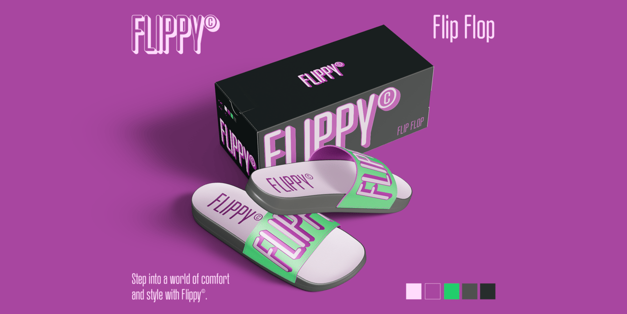 ProVisual — Flip Flop Mockup 3D mockup