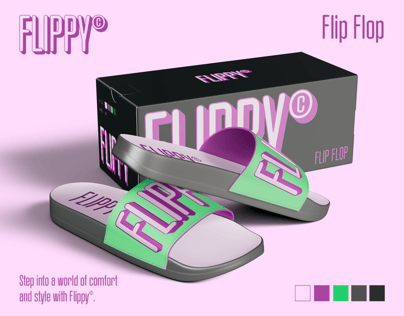 Free Flip Flop 3D mockup. Create presentations using Online Mockup ...