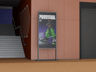 Interior Direction Stand 3D mockup. Create presentations using Online Mockup Generator.