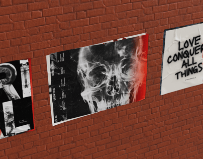 Free Poster 3D mockup. Create presentations using Online Mockup Generator.