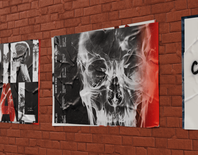 Free Poster 3D mockup. Create presentations using Online Mockup Generator.